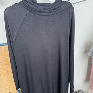 Intro. Black Cowl Neck Sweater